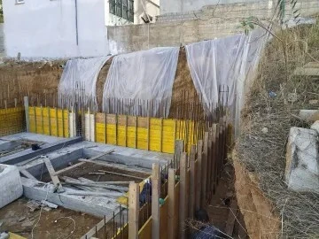 Travaux de béton
