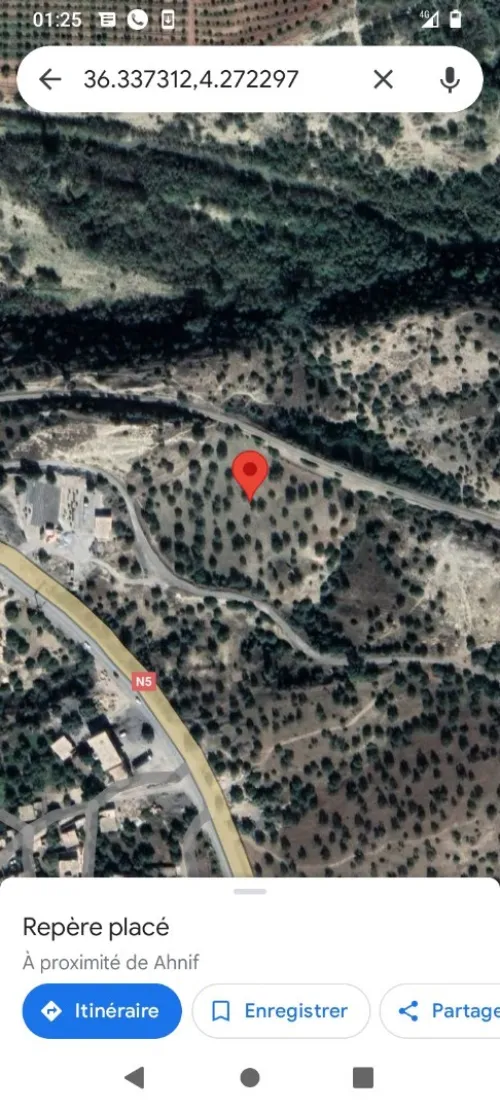 Vente Terrain Bouira Ahnif