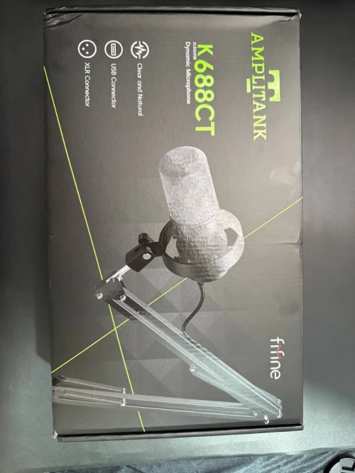 Out of Stock - FIFINE AmpliTank K688CT mic + Boom Arm