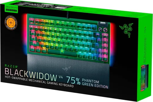 Razer BlackWidow V4 75% Phantom Green