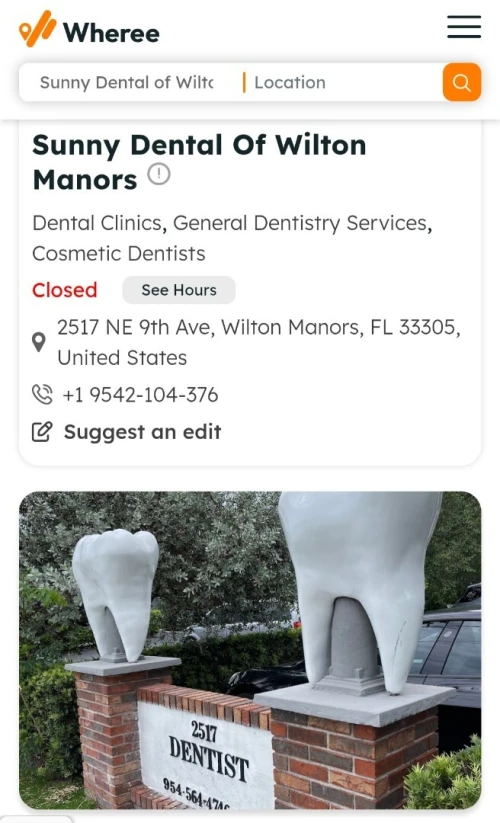 dentiste panneau