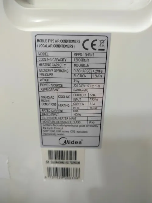 Climatiseur mobile media 12btue