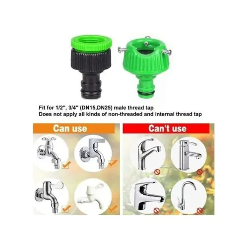 Tuyau Magique Extensible + Douchette -Tuyau D Arrosage Flexible 15 M&30 M