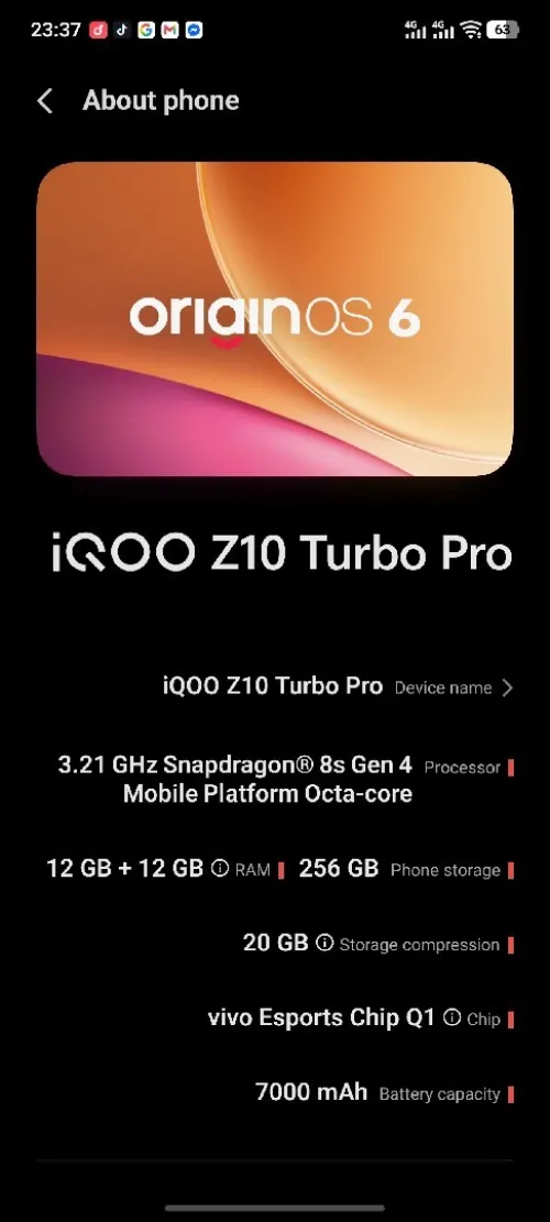 IQOO Z10 TURBO Pro