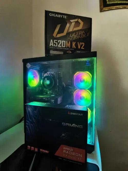 Pc Gamer R5 5500 + RX 6650 XT