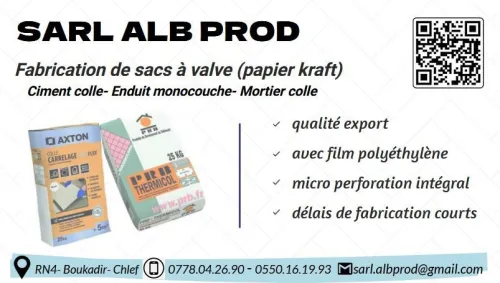 Fabrication des sacs à valve et à gueule ouverte en papier Kraft 