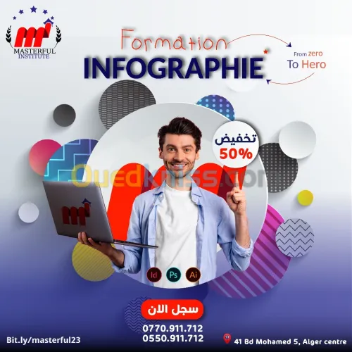 Formation Graphic Design - infographie remise spéciale!
