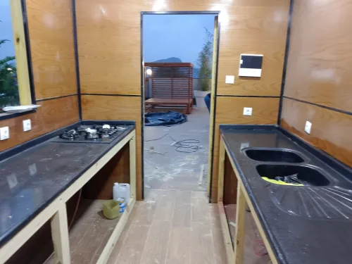 Construction des. Chalet bungalow en bois 
