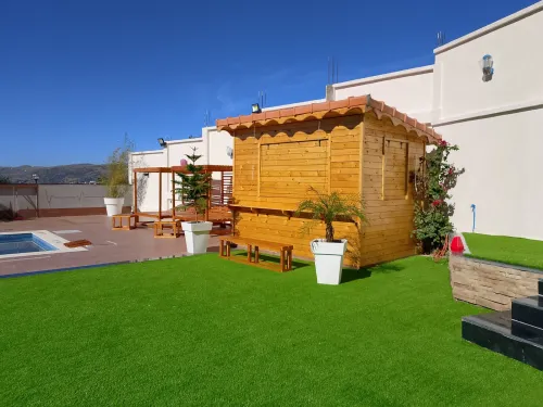 Construction des. Chalet bungalow en bois 
