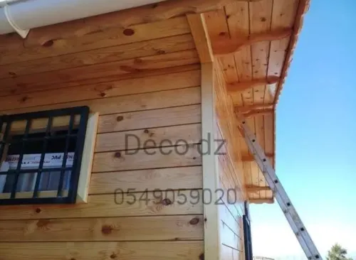 Construction des chalets et kiosque en bois 