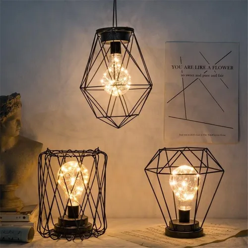 Luster fer forgé modern 