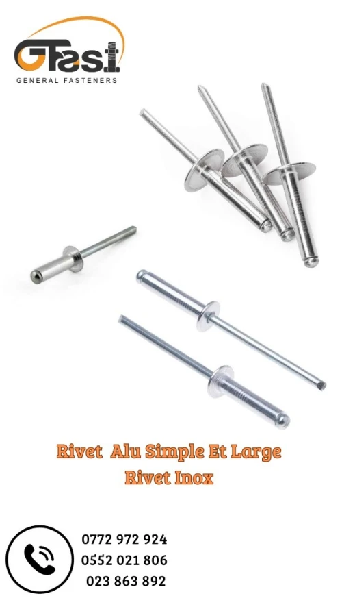 Rivet Aluminium Et Inox 