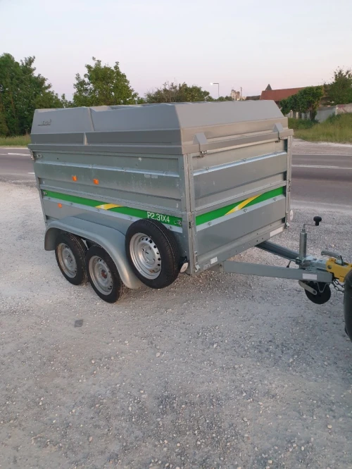 feu vert Remorque double essieux 750 kg 2022