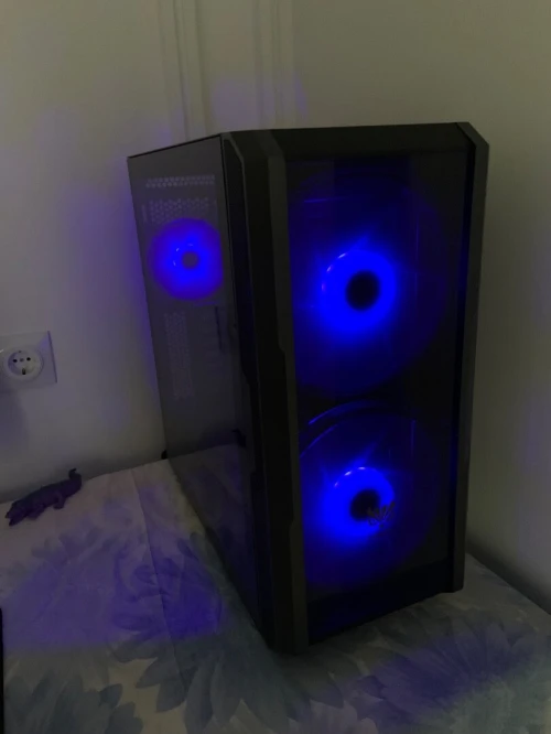 Boîtier hybrok hacker rgb +de 15 option des couleurs 
