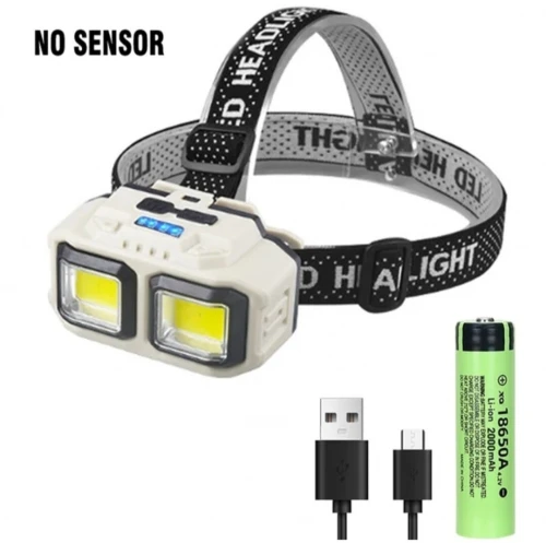 Lampe torche led frontale + cadeau 