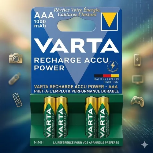 Les piles Varta rechargeables AAA Haut qualité