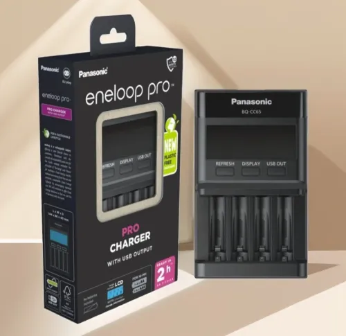 chargeur Panasonic eneloop pro charger BQ-CC65