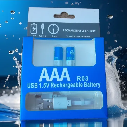 Les piles rechargeables AAA type C 