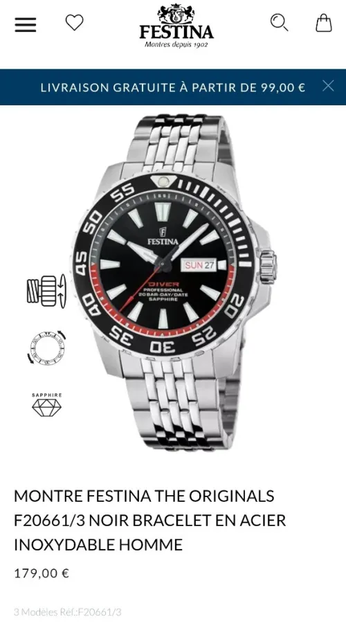 Montre festina original