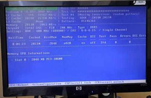 Carte mère Logicom G41 + Ram ddr3 2gb + Cpu P4