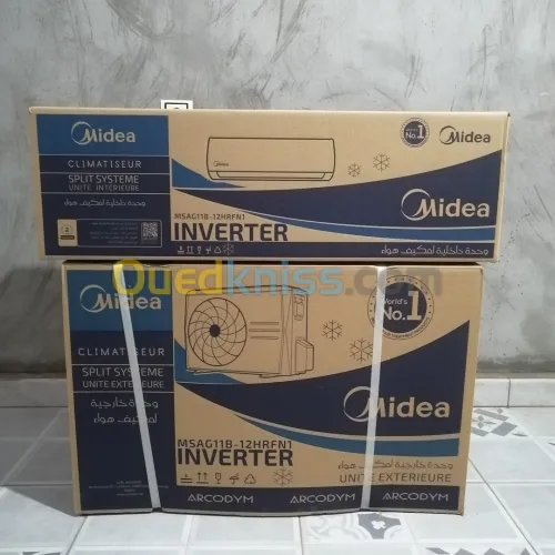 Climatiseur Midea inverter 12000 Btu