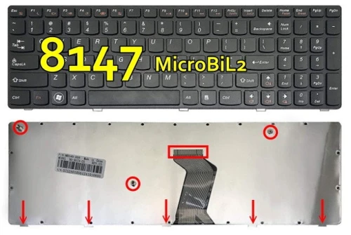 Clavier d'ordinateur Portable LAPTOP