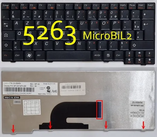 Clavier d'ordinateur Portable LAPTOP