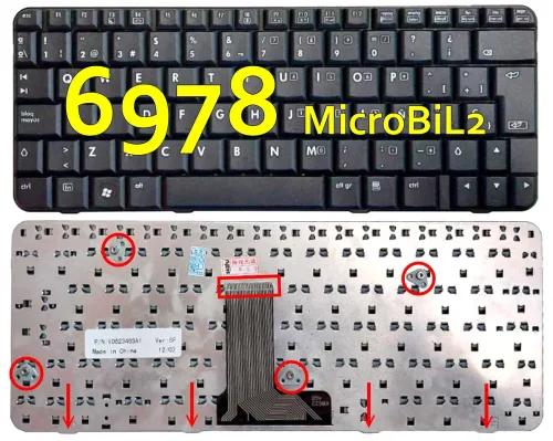 Clavier d'ordinateur Portable LAPTOP