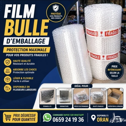 Papier bulle antichoc pour emballage et protection