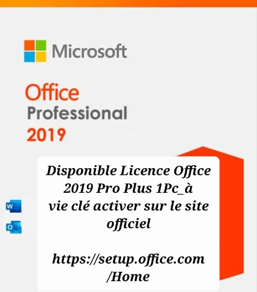 Microsoft Office Pro Plus  Licence 1 PC à vie
