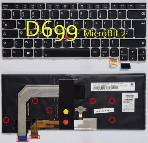 Clavier d'ordinateur Portable LAPTOP