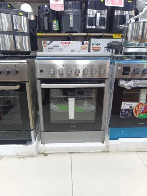 Promo cuisinière Maxwell 4 feux fonte ventilé catalyseur wok TABOUNA thermocouple