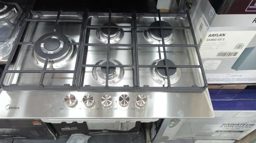 PROMO PLAQUE DE CUISSON MIDEA INOX 5 FEUX-FONTE WOK-TABOUNA THERMOCOUPLE