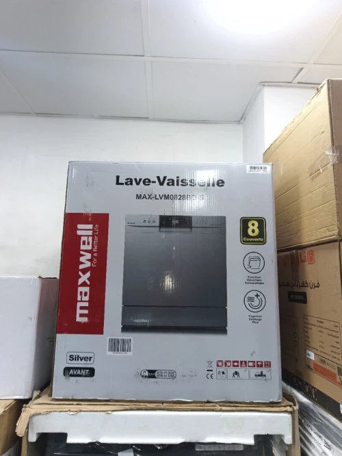 LAVE VAISSELLE MAXWELL 8 COUVERT GRIS