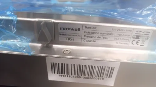 Promo lave vaisselle Maxwell 15 couverts inox inverter 10 ans de Garantie 