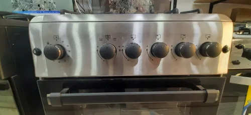 PROMOTION CUISINIERE BLEU MONDE INOX GAZ/GAZ VENTILE 