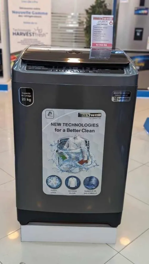 PROMOTION MACHINE A LAVER MAXWELL 20 KG DD INVERTER MOTEUR LG