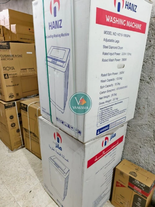 Machine À Laver Automatique La Top Marque Hanz 10.5Kg