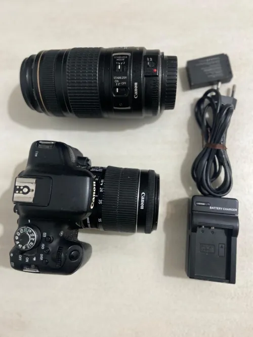 Canon 750D avec deux objectifs
