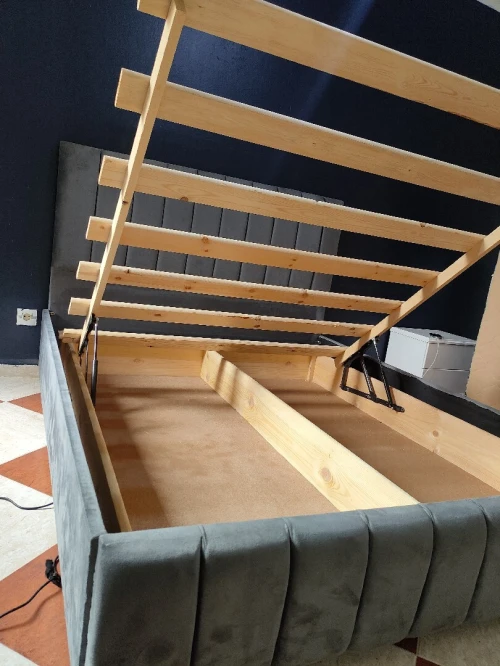 Lit sommier coffre 190/160