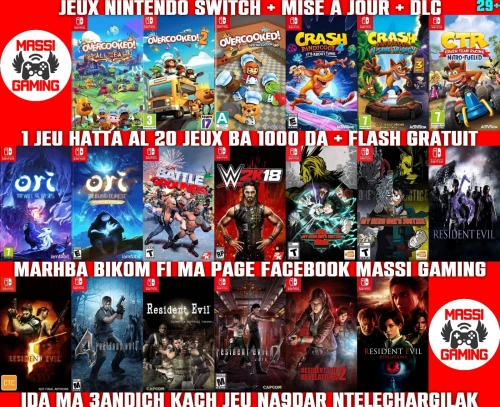 INSTALLATION JEUX NINTENDO SWITCH FLASHÉE / PUCÉE (+ FLASH GRATUIT + DLC) *