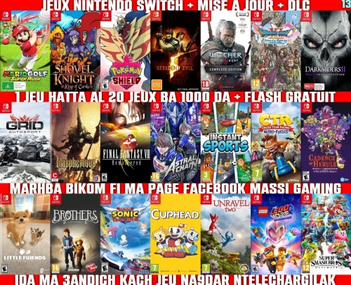 INSTALLATION JEUX NINTENDO SWITCH FLASHÉE / PUCÉE (+ FLASH GRATUIT + DLC + MISE A JOUR)
