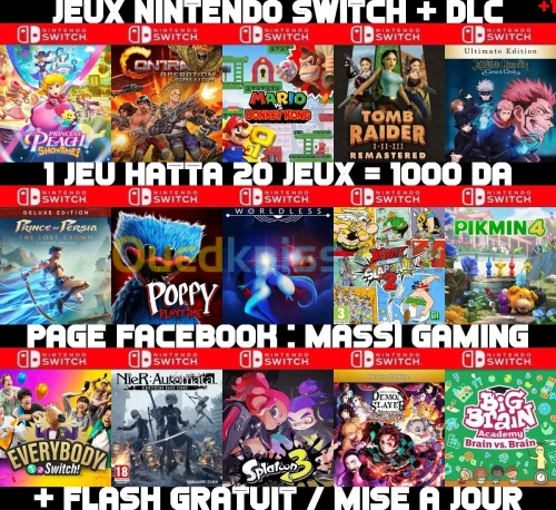 INSTALLATION JEUX DIAL NINTENDO SWITCH FLASHÉE / PUCÉE (+ FLASH GRATUIT + DLC + MISE A JOUR) **