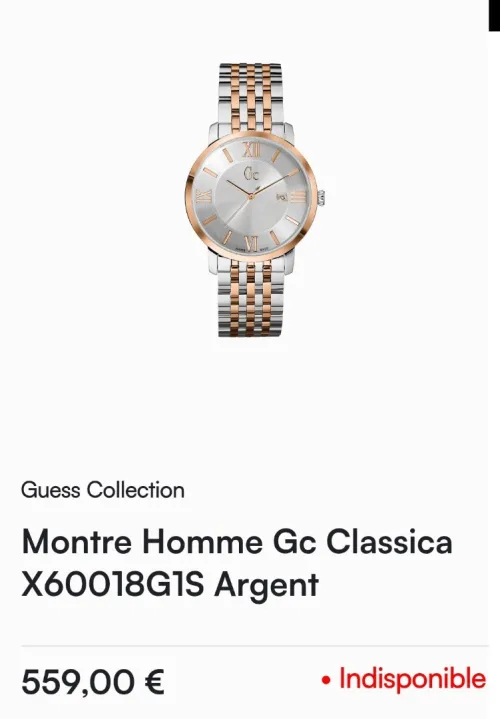 Montre GC classe 