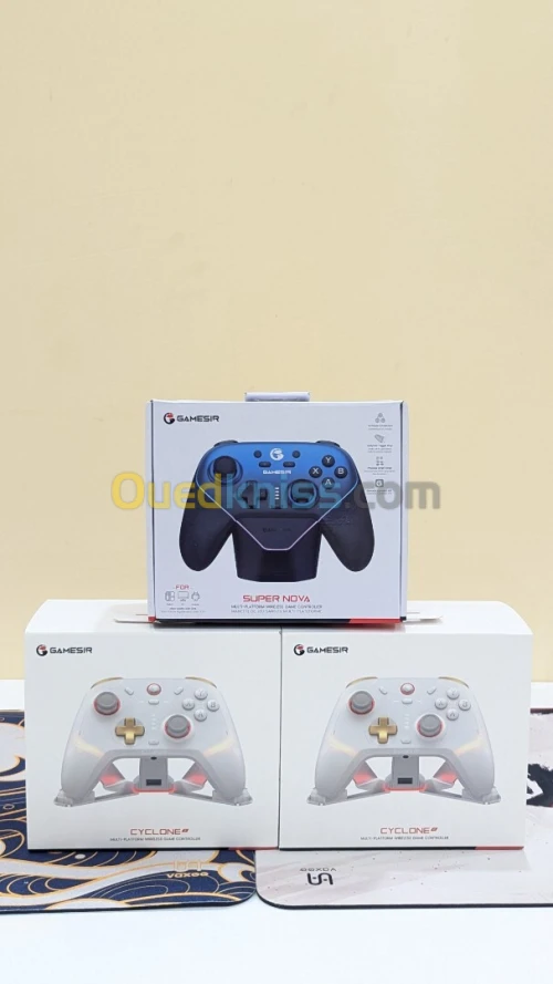 GameSir Cyclone 2 (TMR + Hall Effect ) - Phantom White - Charging Station Edition