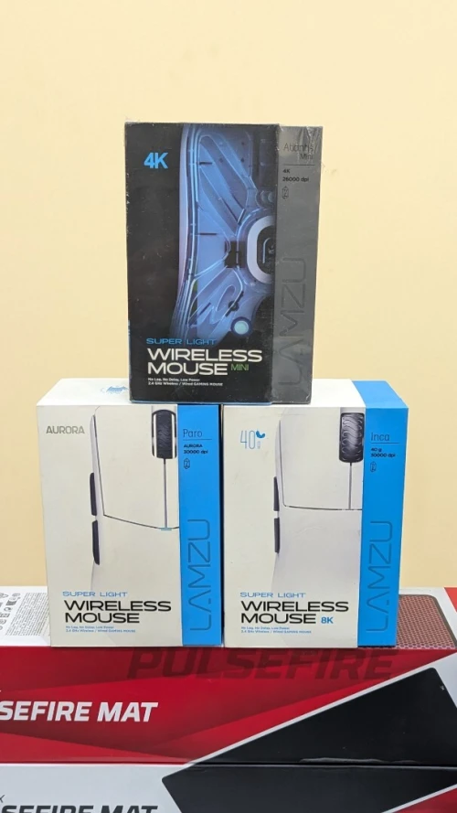 Souris Lamzu : Atlantis Mini 4K Hz - Paro Aurora 8K Hz - Inca 8k Hz
