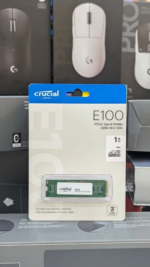 Crucial E100 NVMe M.2  PCI-E 4.4 x4  1TB
