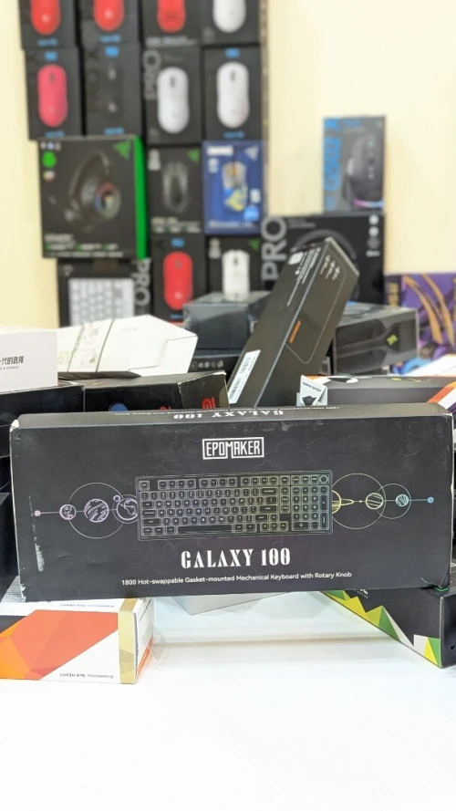 EPOMAKER Galaxy100 Wireless Gaming Keyboard, Aluminum Shell NKRO, RGB Backlit - Wisteria Linear Switch