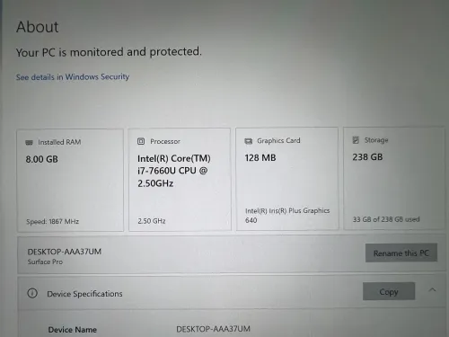 microsoft surface pro 5