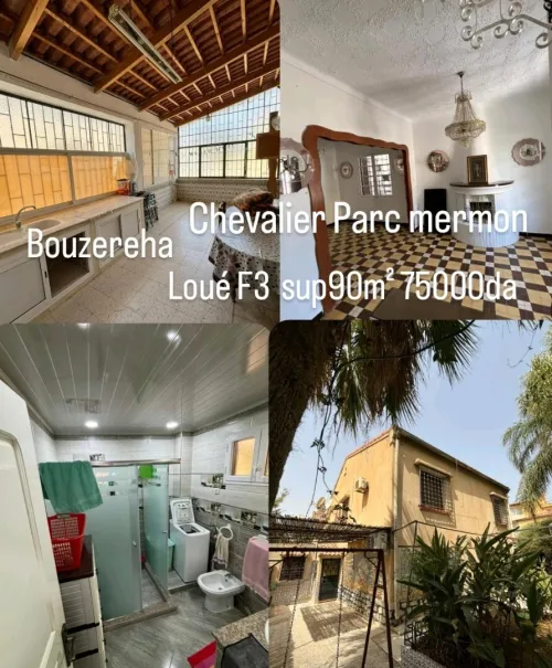 Location Appartement Niveau de villa F3 Alger Chevalley